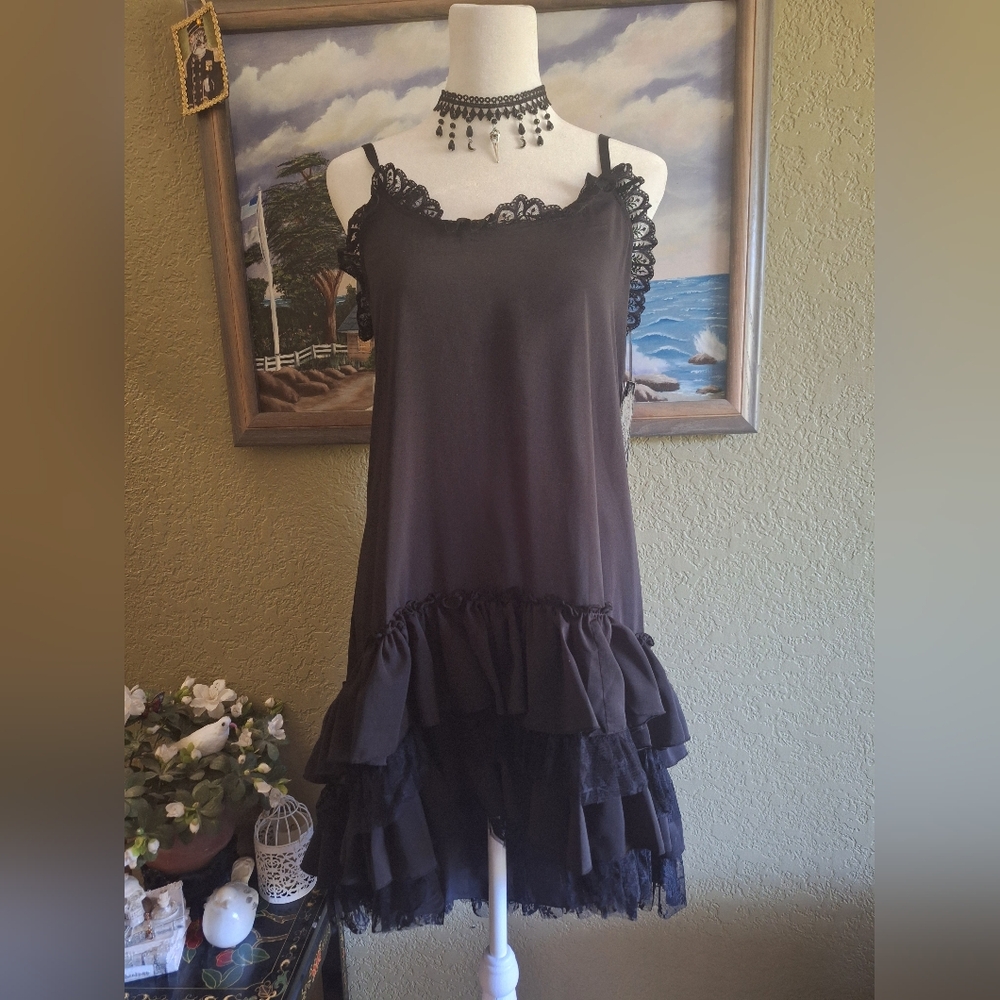 Rare Lip Service Step In Time Slip Dress